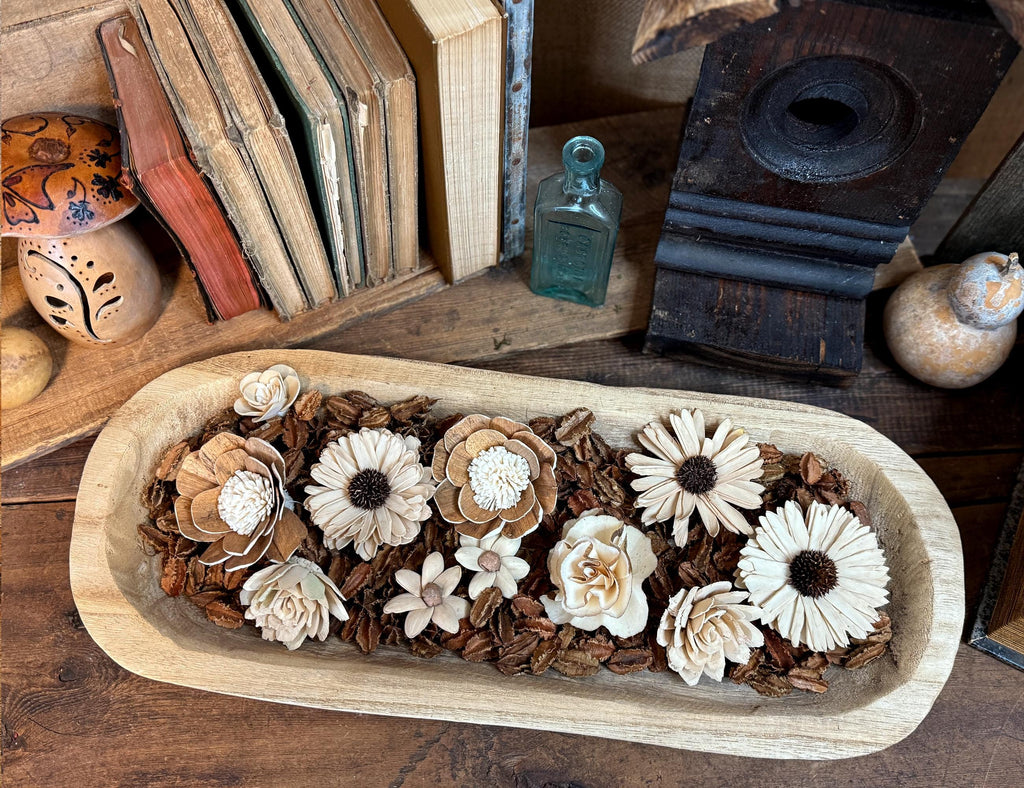 Fall Bowl Filler, Dough Bowl Decorations, Dried Botanicals, Neutral Bowl Fillers, Centerpieces For Coffee Table, Natural Vase Filler