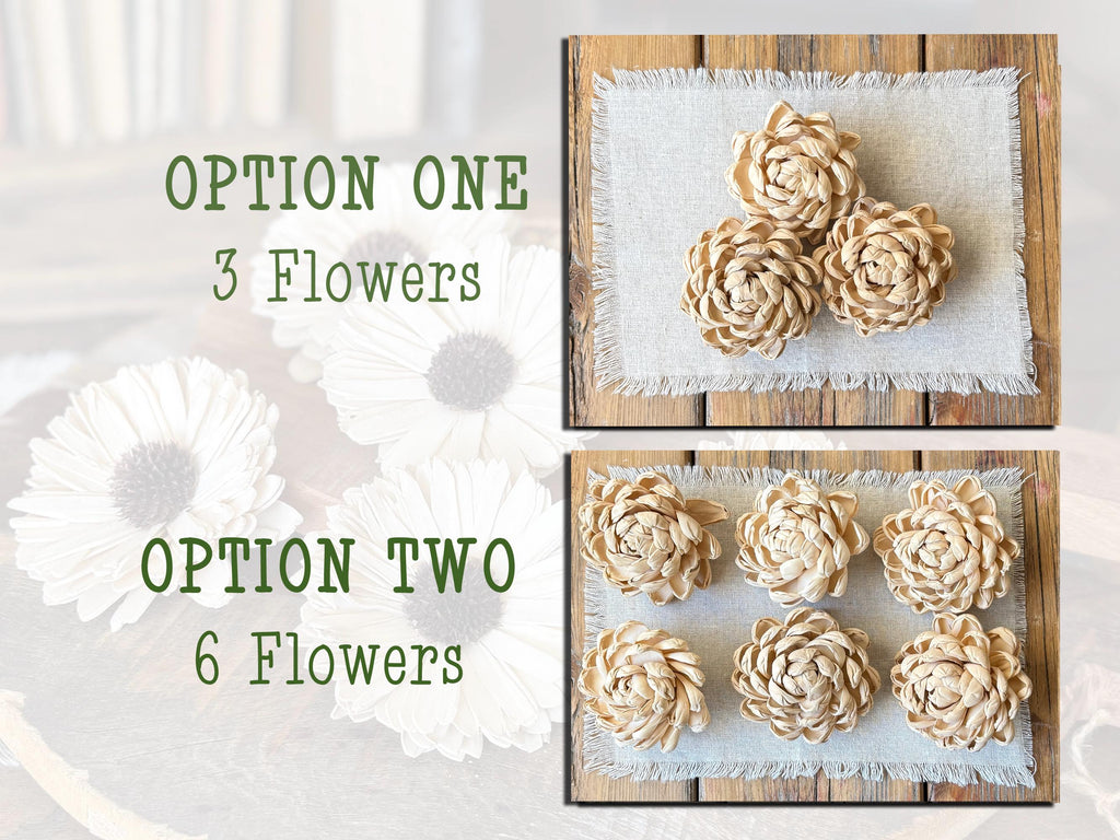 Two wooden boards with floral designs on a white background