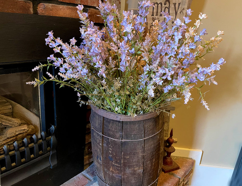 Faux Purple Wildflower Stems – Lavender Blossoms for Vases & Centerpieces