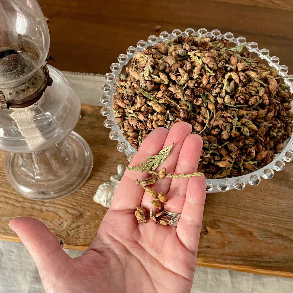 Natural Cedar Cone Vase Filler – Rustic Dough Bowl Decor, Neutral Farmhouse Home Decor