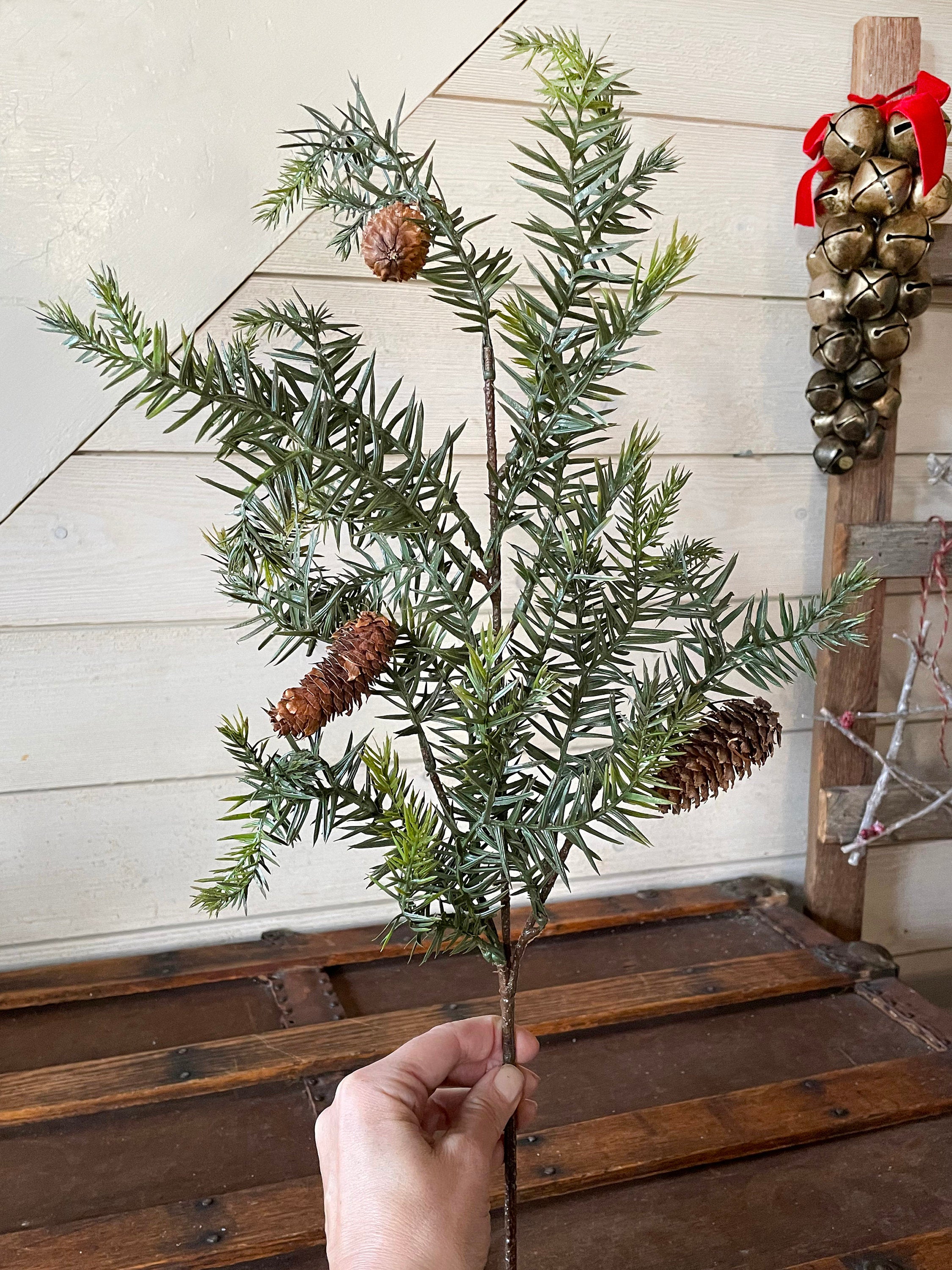 Ready-to-use Christmas branches for mantel, centerpieces, or wreaths