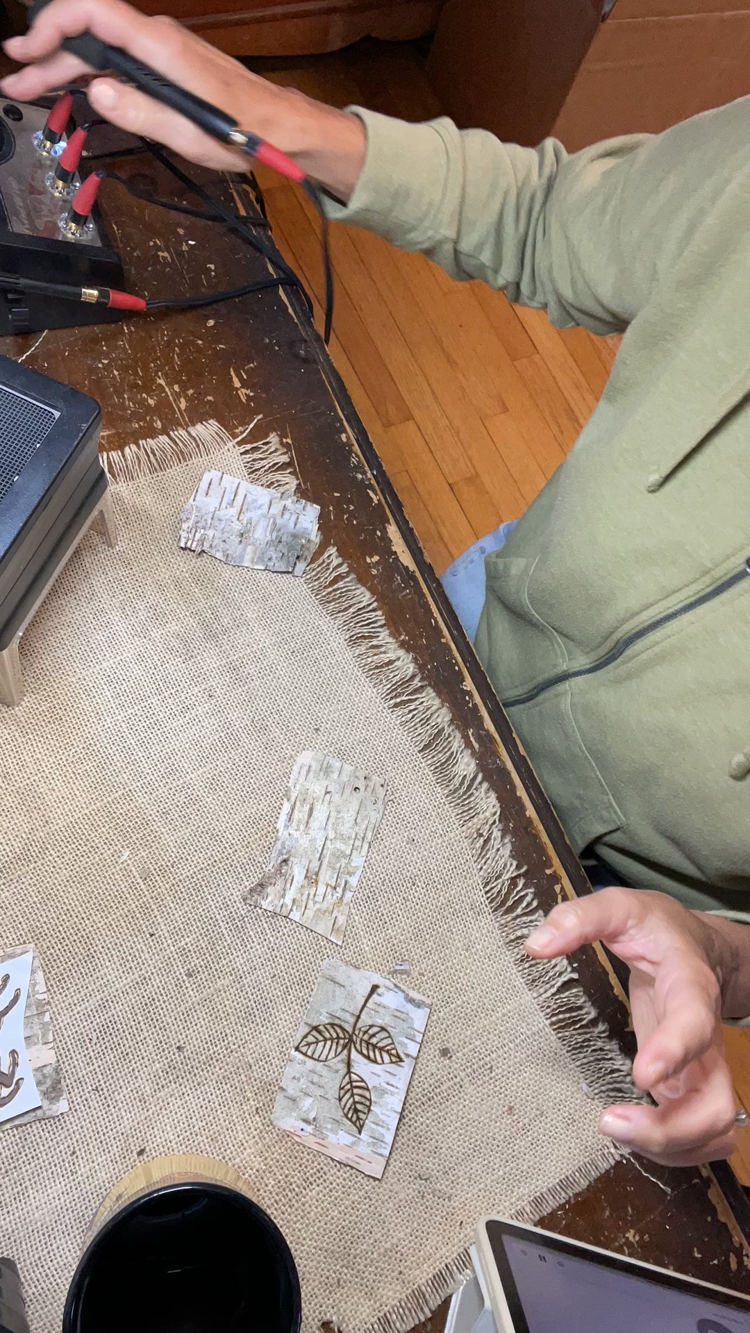 Handmade Birch Bark Gift Tags – Woodland Fall Leaves Designs