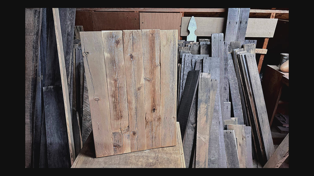 Video shows highlights of the making of the New Hampshire Themed wall decor