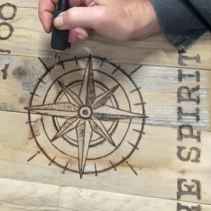 New Hampshire Wall Art – Handmade Rustic Wood State Map with Moose